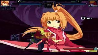 MUGEN 4 vs, 1 AI Match #26 - Team Mai Kawasumi vs, Shana(Reupload)