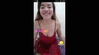 Bigo Live Indonesia -   Desahan H0t & Gaya Ng3we Cewek Tak Ber BH