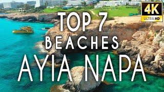 TOP 7 Ayia Napa Beaches 4К |  Cyprus