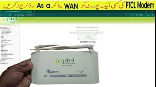 How to Make WAN on any PTCL Modem | How to Configure any PTCL modem as PPPoE Modem