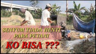 PROSES PANEN PADI DIDESA ||BIKIN PETANI SENYUM TIADA HENTI #panenpadi #petani #didesa