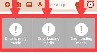 Fix Messenger Error loading media Problem Solve - Fix