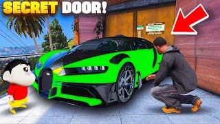 Franklin & Shin chan Opened a Secret Door Outside His House in Gta 5 in Telugu