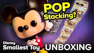 UNBOXING DISNEY MICKEY & Friends FUNKO BITTY POP  | Beat Pop Stacking Challenge