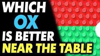 which LONG PIPS are better for close to table play? What OX pimples better play near zone over table