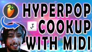 Making 2 Hyperpop Scenecore Beats with MIDI  // NIGHTCLUB20xx