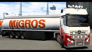 Euro Truck Simulator 2 - Migros - Hızlı Teslimat - Tatlı Söze Gerek Yok Yılan Deliğinde Kalsın…