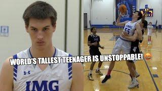 THEY PISSED OFF 7'5 OLIVIER RIOUX!! 15-Year-Old With NBA Potential!