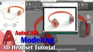 Design 3D Headset Modeling Tutorial With AutoCAD