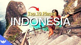 Top 10 Places to Visit in Indonesia | Travel Video (4K)