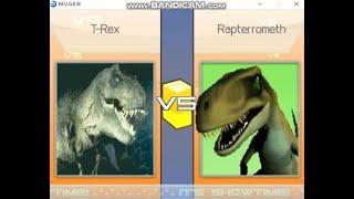 March Mugen Madness: Mythical Creatures - T-Rex Vs Rapterrometh