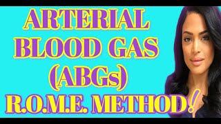 ABGs (Arterial Blood Gas) Interpretation with ROME Method for Nursing Students