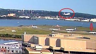 Aborted landing at Reagan National due to another jet crossing the runway
