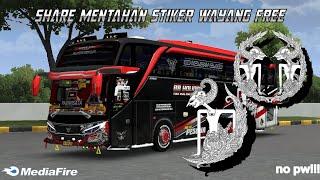 SHARE ‼️MENTAHAN STIKER WAYANG BUSSID 