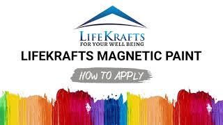 LifeKrafts Magnetic Receptive Wall Paint Grey Color Water Based Paint || LifeKrafts