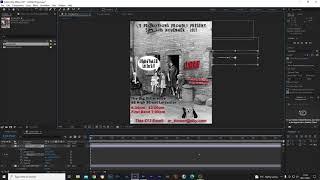 Import Photoshop poster with layers into After Effects