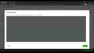 Printing Statements in QuickBooks Online
