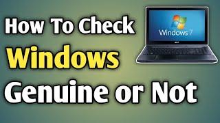 How To Identify Windows 10 Genuine or Not 