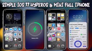 Tema iPhone iOS 17 Simple HyperOS & MIUI Full Tema Mirip iPhone Untuk Xiaomi dan Poco