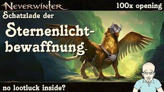 NEVERWINTER: 100x Schatzlade der Sternenlichtbewaffnung öffnen - Showcase Opening - PS4/PS5 deutsch