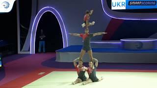 Men's group Ukraine - 2019 Acro Europeans, all-around final