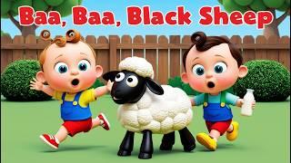 BAA, BAA, BLACK SHEEP RHYME FOR KIDS || BAA, BAA, BLACK SHEEP POEM FOR KIDS || BAA, BAA, BLACK SHEEP