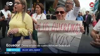 La desaparición de cuatro niños en Guayaquil apunta a un grupo de militares