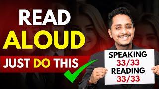 PTE Read Aloud - Just Do It - Speaking & Reading 33/33 | Skills PTE Academic