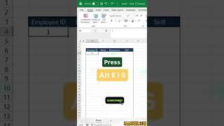 Microsoft Excel Tips and Tricks | Number series sequence in Microsoft Excel