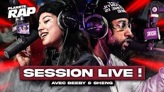 SESSION LIVE avec Beeby & Sheng ! #PlanèteRap