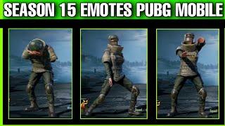 [ROYAL PASS EMOTES ] Season 15 Royal Pass Emotes & Lucky Spin | PUBG MOBILE Season 15 Royal pass