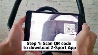 How to connect to Z Sport App Video via Bluetooth? (ez-Ultra Bike)