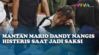 Amanda Eks Pacar Mario Dandy Menangis Histeris Ketika Jadi Saksi