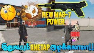 Mag-7 Onetap Tricks Review In Tamil | New Mag7 Gun Power Test in Free Fire 