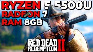 Red Dead Redemption 2 | FSR 2.0 1080P/720P AMD Ryzen 5 5500U Radeon 7 Graphics 8GB DUAL CHANNEL RAM