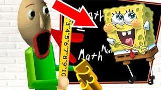 ГУБКА БОБ ЗАХВАТИЛ ШКОЛУ БАЛДИ УЧИТЕЛЬ В ШОКЕ Baldi's Basics in Education and Learning крабокот