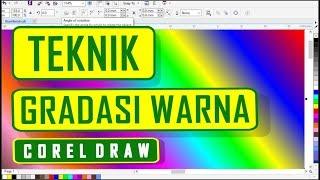 cara membuat gradasi warna coreldraw x7 - belajar corel draw x7 pemula