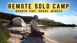 Solo Wild Camping in the Scottish Wilderness