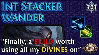 Goratha's Int Stacker Wander Leveling STARTS NOW! | Path of Exile HC Affliction Adventures 3.23