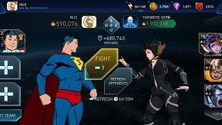 SUPERMAN (Classic) vs Batman Ninja Team ️ InJustice 2 Mobile Gameplay