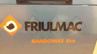 FRIULMAC Randomax EVO making Square Wood Tiles (aka UniBlocks)