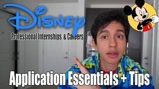 Disney Professional Internships & Careers Application Tips | How to get a job at Disney?