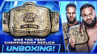 WWE Tag Team Championship Replica Title Belt Unboxing!