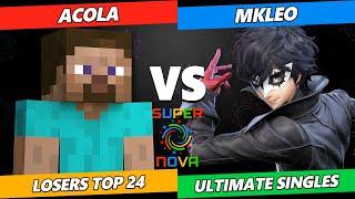 Supernova 2024 - Acola (Steve) Vs. MkLeo (Joker) Smash Ultimate Tournament