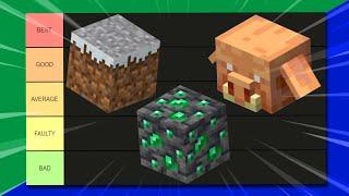 Minecraft RARE ITEMS TIER LIST