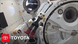 Robot Astronaut Speaks First Words in Outer Space | Toyota