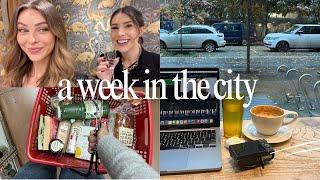 a week in the city, social events, random date, trader joes haul