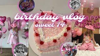 BIRTHDAY VLOG: как прошёл мой 14 день рождения Barbie style party 