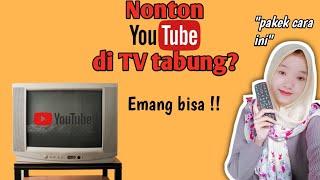 CARA NONTON YOUTUBE DI TV TABUNG | CARA MENYAMBUNGKAN WIFI KE SET TOP BOX ATAU TV