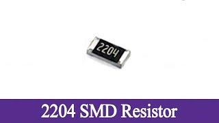 2204 smd resistor | 2.2m ohm resistor